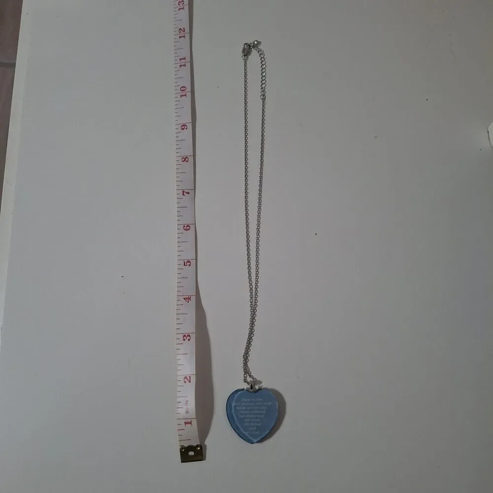 Heart Bench Scenic View Past Loved Ones Always Near Love Pendant Necklace Death